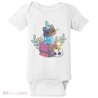 Cute Halloween Witch Cat Baby Bodysuit thumb 0