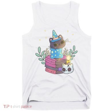 Cute Halloween Witch Cat Tank Top