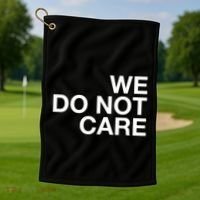 Cam Heyward We Do Not Care Golf Towel thumb 1