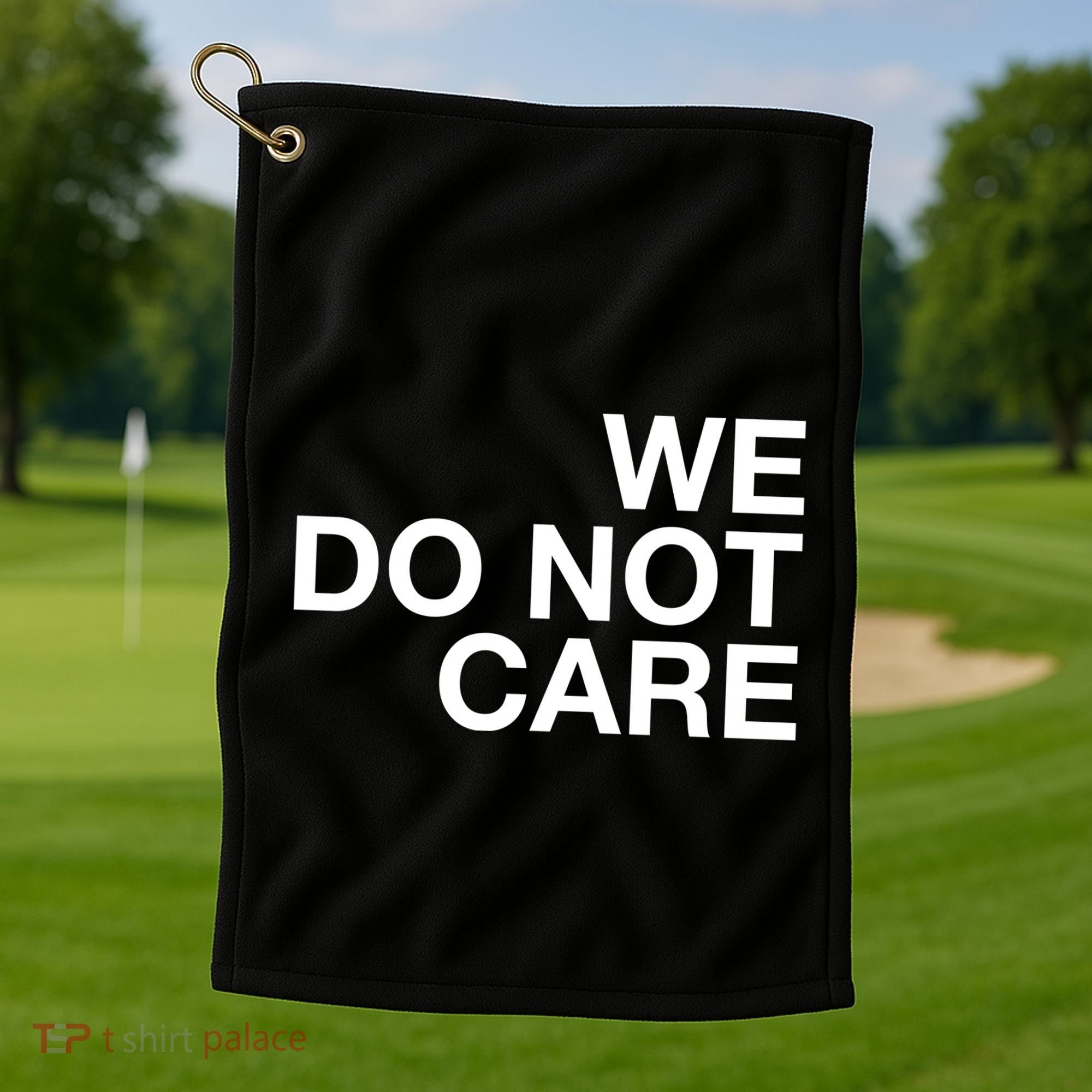 Cam Heyward We Do Not Care Golf Towel