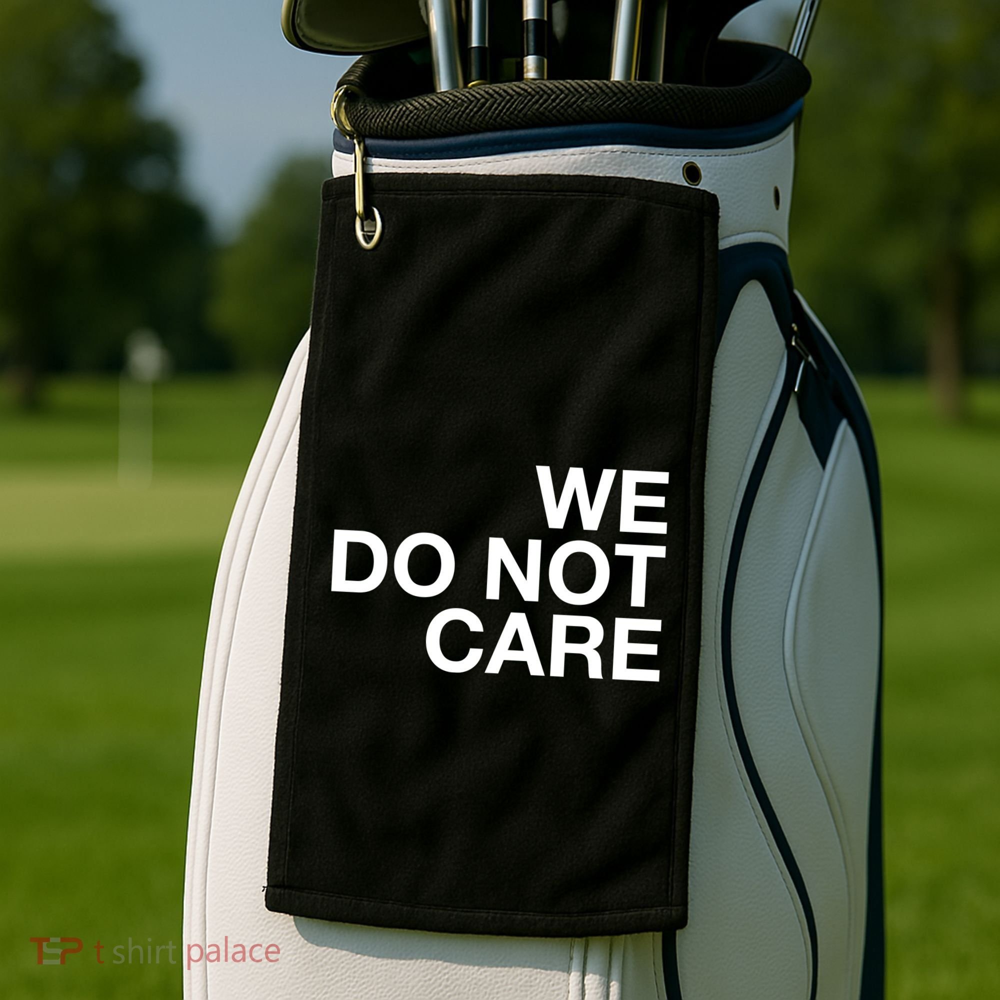 Cam Heyward We Do Not Care Golf Towel