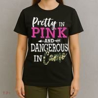 Camo Hunting Women Camouflage Hunting Lover Women Hunting T-Shirt thumb 4