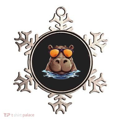 Cool Hippo With Sunglasses For Funny Animals Costume Ornament