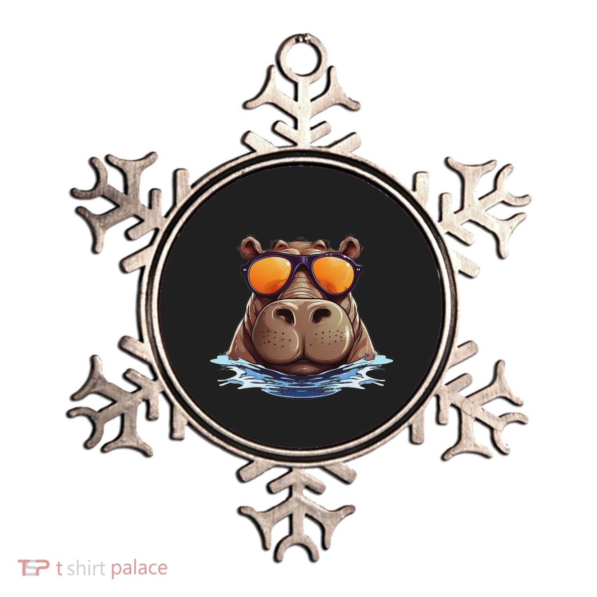 Cool Hippo With Sunglasses For Funny Animals Costume Ornament