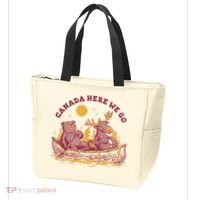 Canada Here We Go Bear And Moose Tote Bag thumb 3
