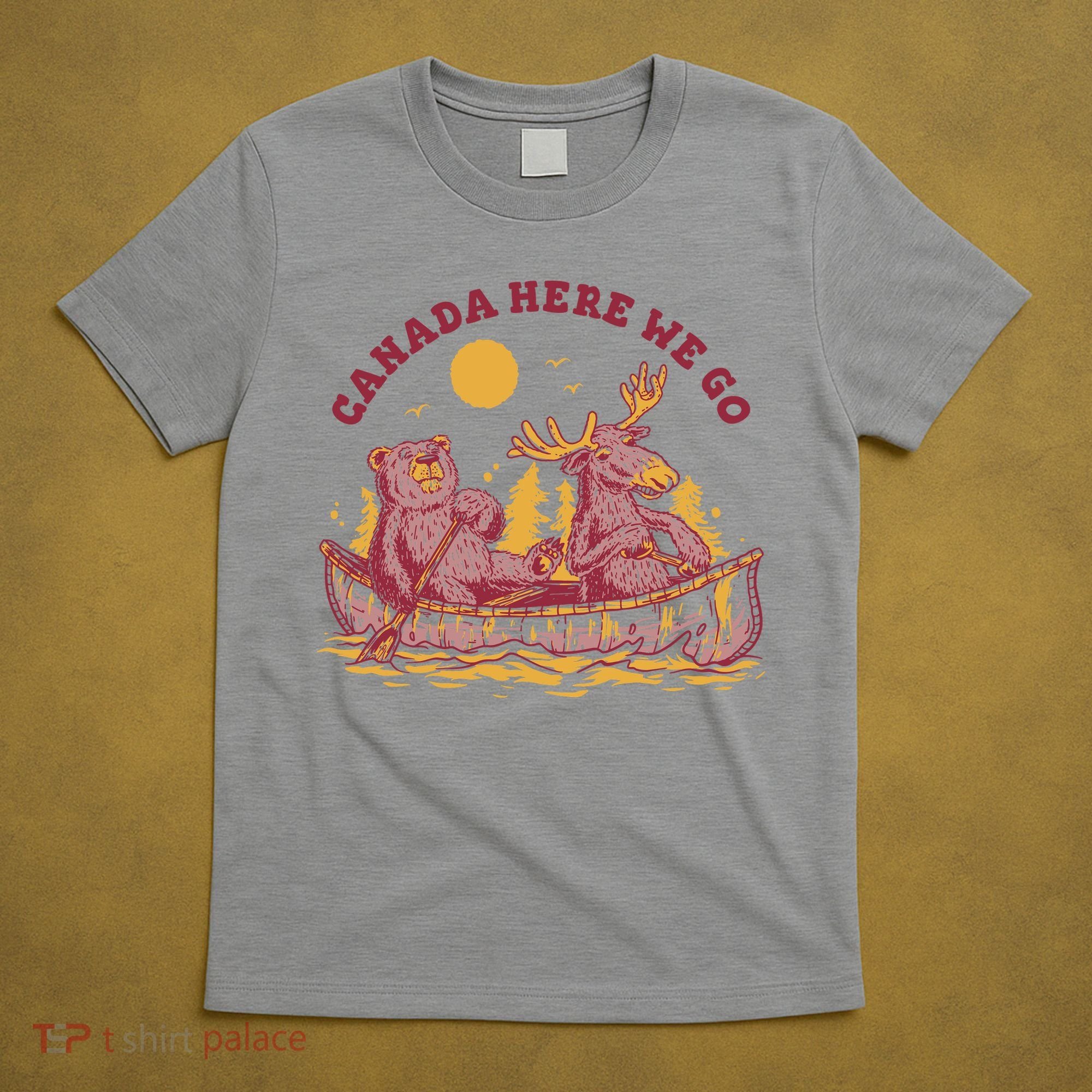 Canada Here We Go Bear And Moose T-Shirt