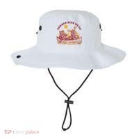 Canada Here We Go Bear And Moose Bucket Hat thumb 0