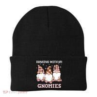 Christmas Hanging With Gnomies Gnome Pink Leopard Beanie thumb 0