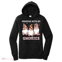 Christmas Hanging With Gnomies Gnome Pink Leopard Women's Hoodie thumb 0