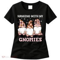 Christmas Hanging With Gnomies Gnome Pink Leopard Women's T-Shirt thumb 0