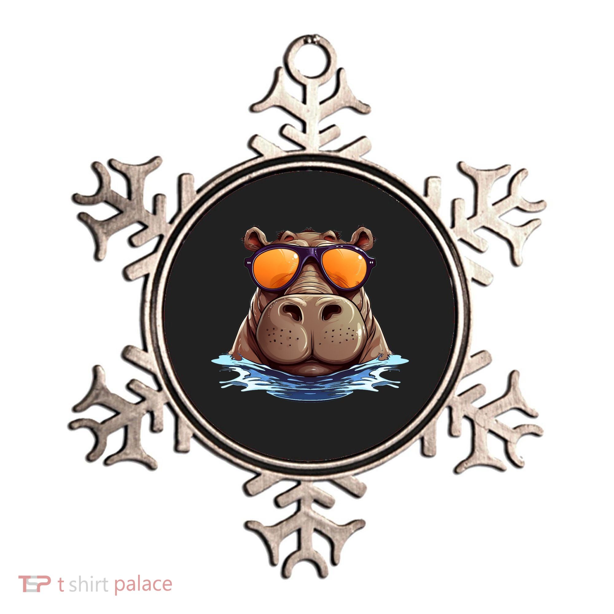 Cool Hippo with Sunglasses for funny Animals Costume Ornament