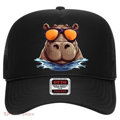 Cool Hippo with Sunglasses for funny Animals Costume Hat