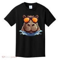 Cool Hippo with Sunglasses for funny Animals Costume Kids T-Shirt thumb 0