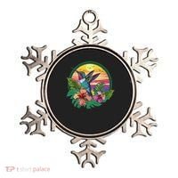 Cute Hummingbird With Flowers I Aesthetic Hummingbird Ornament thumb 0