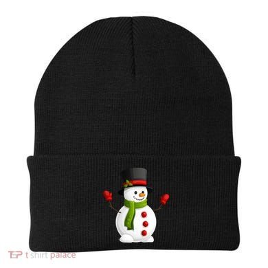 Cute Happy Winter Snowman Beanie