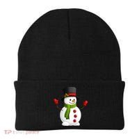 Cute Happy Winter Snowman Beanie thumb 0