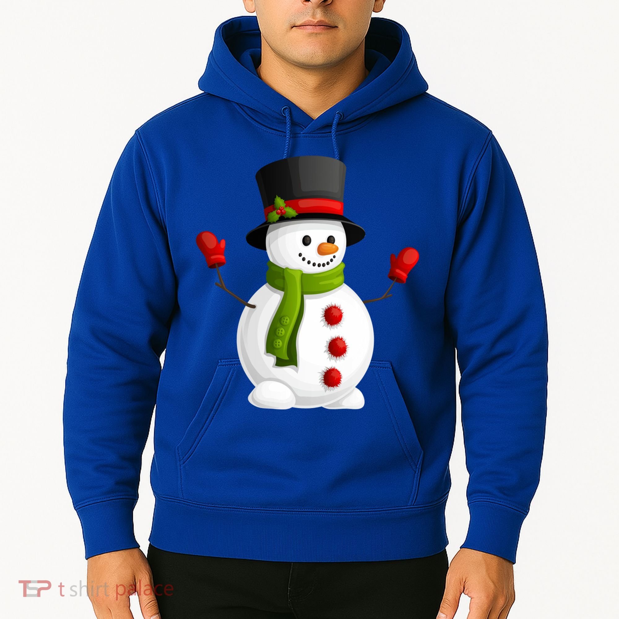 Cute Happy Winter Snowman Hoodie
