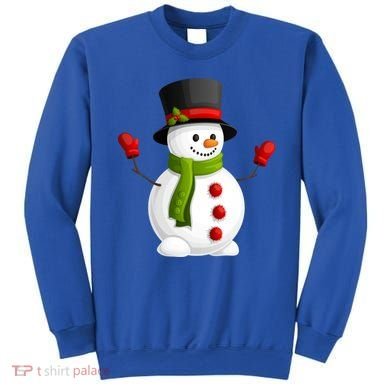 Cute Happy Winter Snowman Sweatshirt