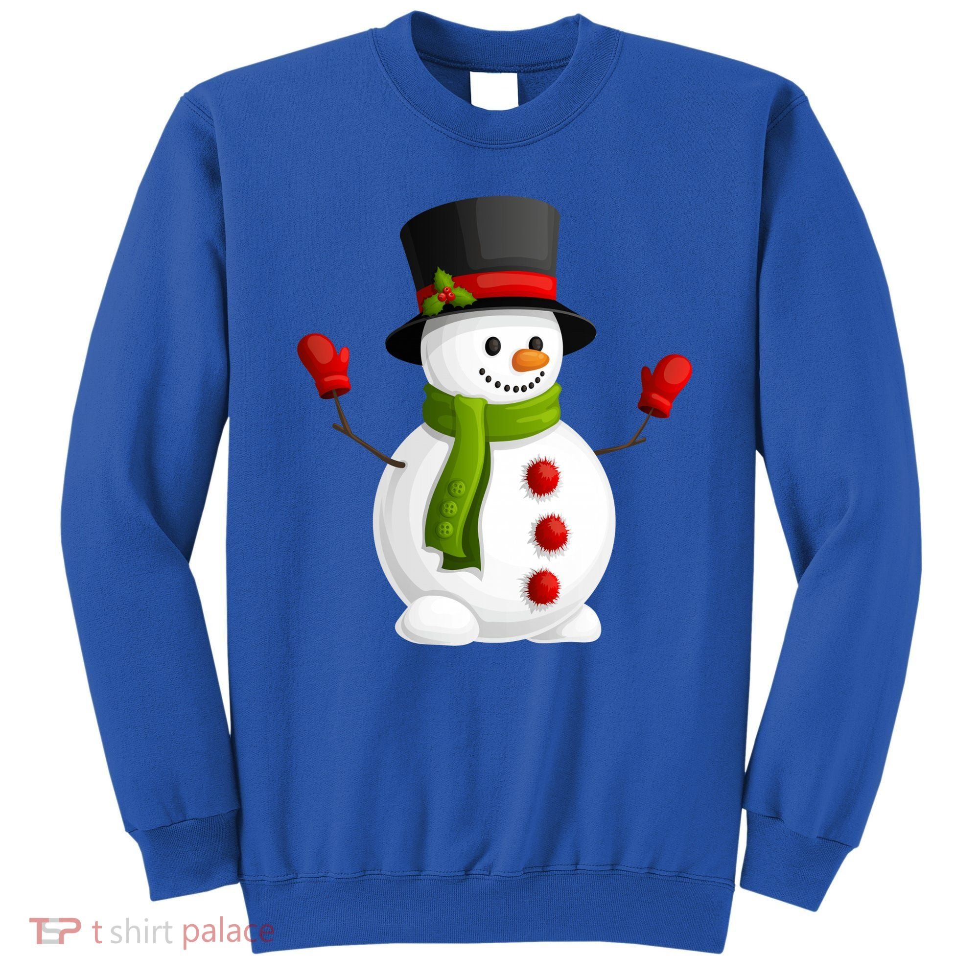 Cute Happy Winter Snowman Sweatshirt