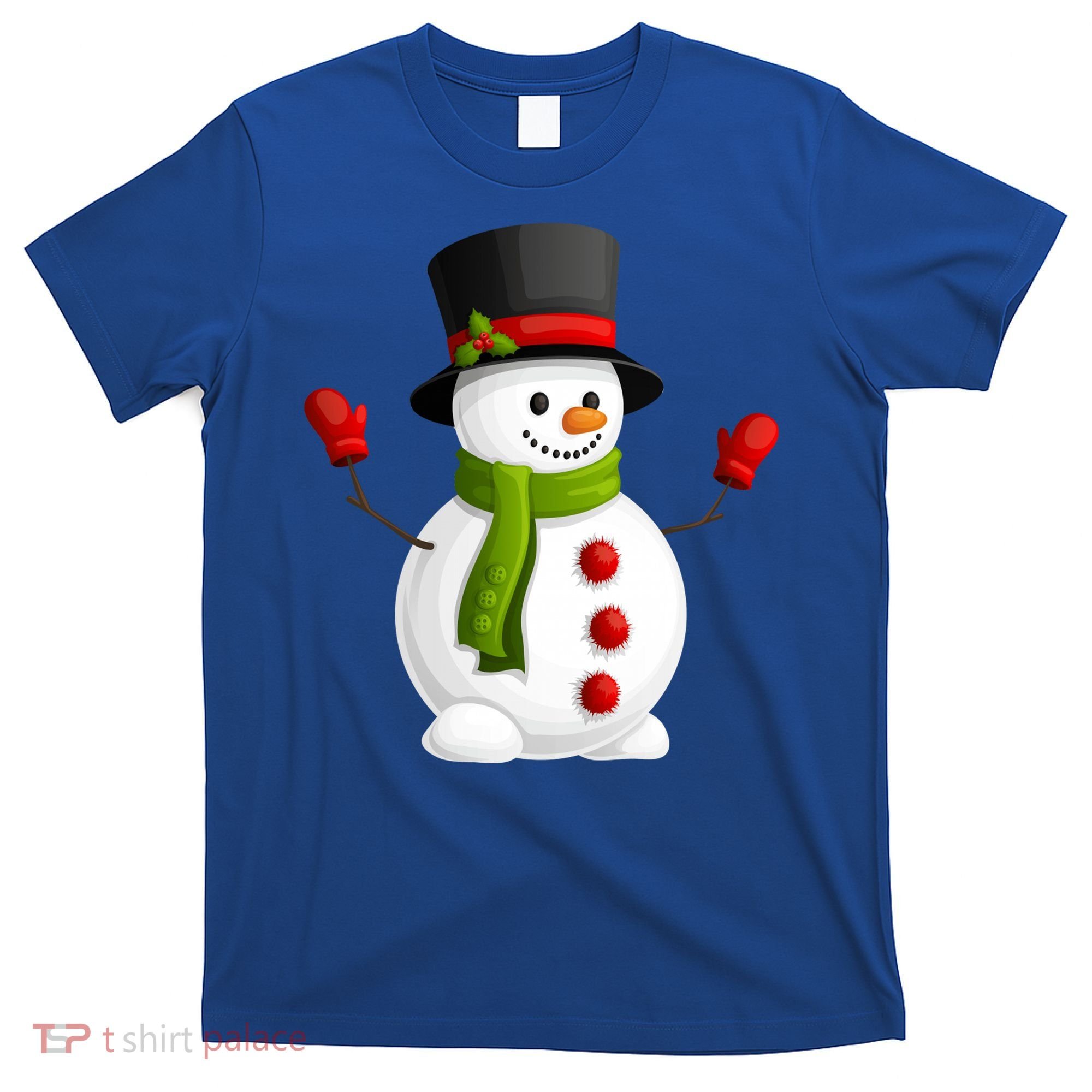 Cute Happy Winter Snowman T-Shirt
