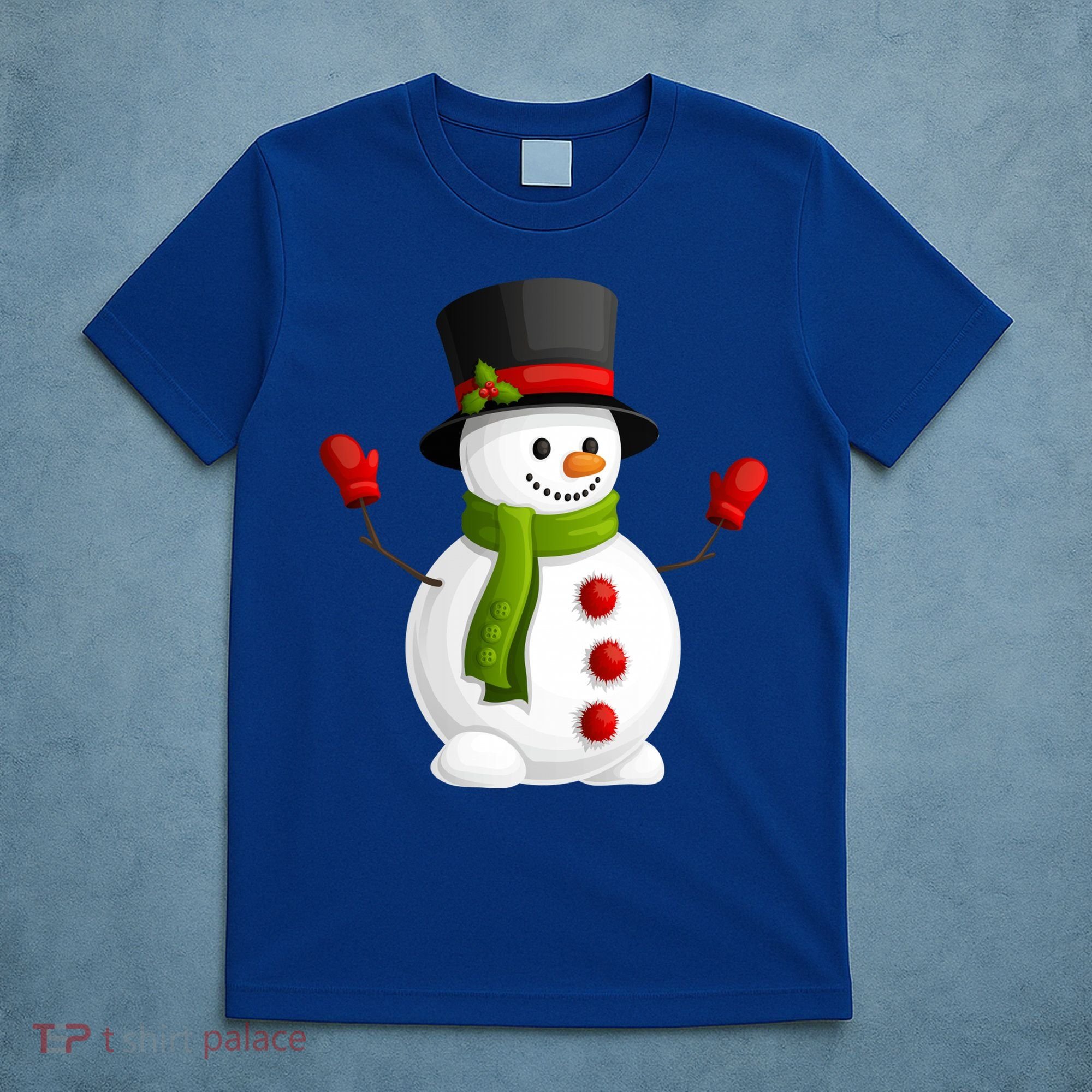 Cute Happy Winter Snowman T-Shirt