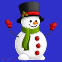 Cute Happy Winter Snowman Tote Bag thumb 4