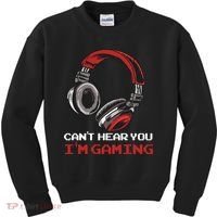 Can't Hear You I'm Gaming - Gamer Gift Video Games Online Kids Sweatshirt thumb 0