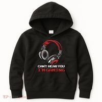 Can't Hear You I'm Gaming - Gamer Gift Video Games Online Kids Hoodie thumb 0