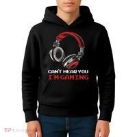 Can't Hear You I'm Gaming - Gamer Gift Video Games Online Kids Hoodie thumb 4