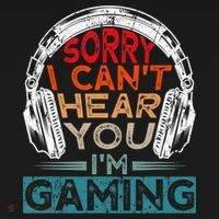 Can't Hear You I'm Gaming Gamer Assertion Gift Idea Women's Tank Top thumb 5