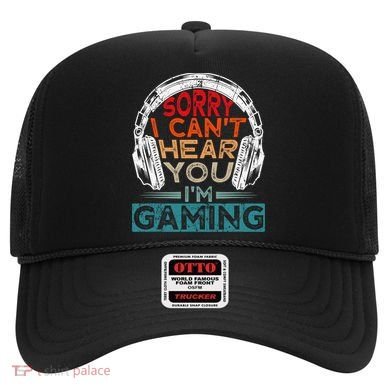 Can't Hear You I'm Gaming Gamer Assertion Gift Idea Hat