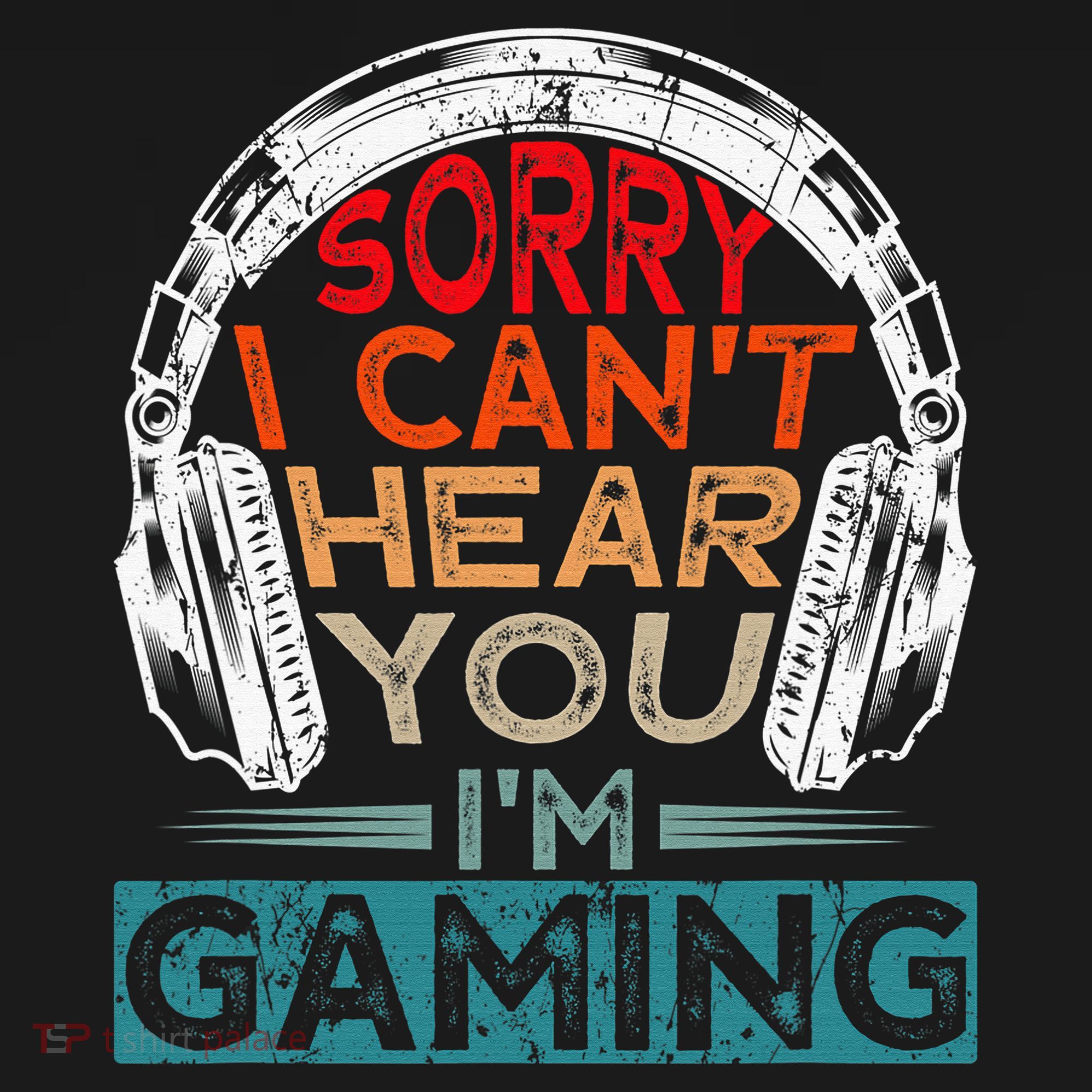 Can't Hear You I'm Gaming Gamer Assertion Gift Idea Visor
