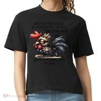 Chicken Have You Ever Looked At Someone And Thought Shut Comfort Colors Boxy T-Shirt thumb 0