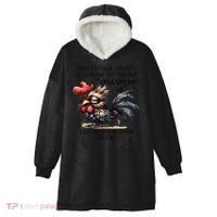 Chicken Have You Ever Looked At Someone And Thought Shut Hooded Wearable Blanket thumb 0