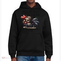 Chicken Have You Ever Looked At Someone And Thought Shut District V.I.T. Heavyweight Hoodie thumb 0