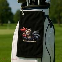 Chicken Have You Ever Looked At Someone And Thought Shut Golf Towel thumb 2