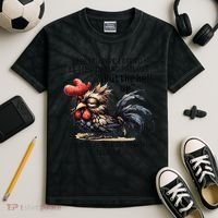 Chicken Have You Ever Looked At Someone And Thought Shut Kids Tie-Dye T-Shirt thumb 2