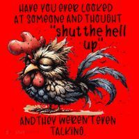 Chicken Have You Ever Looked At Someone And Thought Shut Santa Hat thumb 1