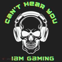 CanT Hear You IM Gaming For Gamers Gift Golf Towel thumb 3