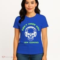 CanT Hear You IM Gaming For Gamers Gift Women's T-Shirt thumb 4