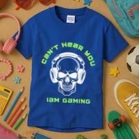 CanT Hear You IM Gaming For Gamers Gift Kids T-Shirt thumb 3