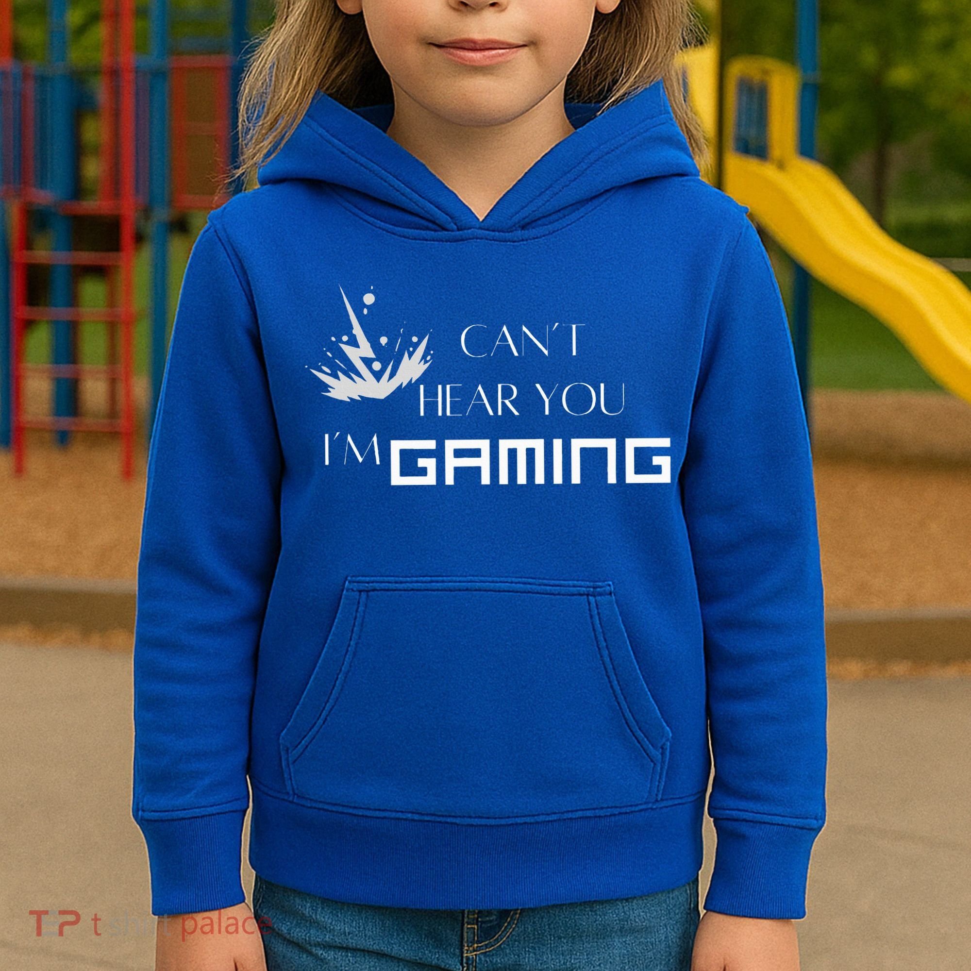 Can’T Hear You I’M Gaming Kids Hoodie
