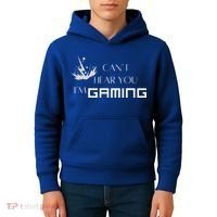 Can’T Hear You I’M Gaming Kids Hoodie thumb 4