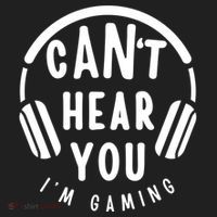 CanT Hear You IM Gaming Headphones Funny Quote Gift Beanie thumb 2