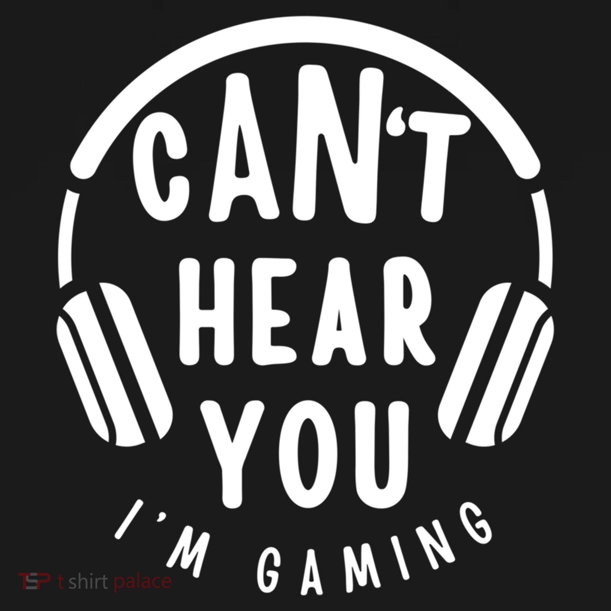 CanT Hear You IM Gaming Headphones Funny Quote Gift Women's Hoodie