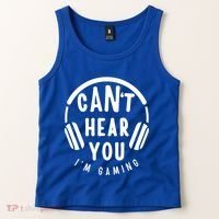 CanT Hear You IM Gaming Headphones Funny Quote Gift Tank Top thumb 2