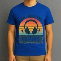 CanT Hear You IM Gaming Retro Vintage Great Gift T-Shirt thumb 3
