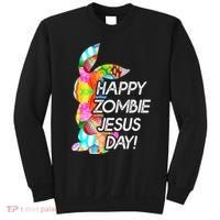 Cute Happy Zombie Jesus Day Easter Bunny For Men Women Sweatshirt thumb 0