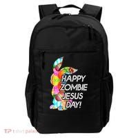 Cute Happy Zombie Jesus Day Easter Bunny For Men Women Backpack thumb 0