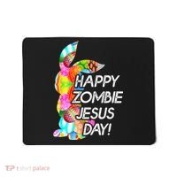Cute Happy Zombie Jesus Day Easter Bunny For Men Women Mousepad thumb 0